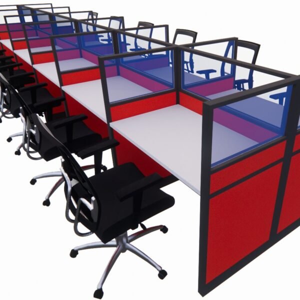 468 Series 12 seater Fabric w/ Glass Sharing type